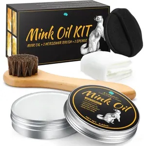 4-in-1 Oil Leather Conditioner and Cleaner 3.52 oz - Formula for Boots and Shoes 4-in-1 Oil Leather Conditioner and Cleaner 3.52 oz - Formula for Boots and Shoes