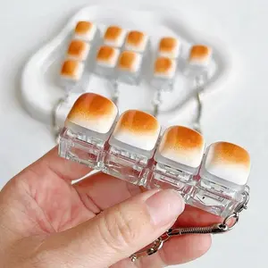 Keycap Keychain Squishy Toys Anti Stress Keyboard Fidgets Toys Stress Releasing Keychains for Bags Keyboard Key Caps 키캡 키링