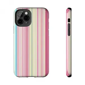Pastel Stripe iPhone Case |   Dual-Layer Sturdy Durable Two-in-One Protection |   Daily Use & Couple Matching |   Soft Vibrant Colorful Stripes Trendy Minimalist (Fits iPhone 17/16/15/14/13/12/11 Pro Max/Plus/Pro & Samsung Galaxy S25/S24/S23 Ultra)