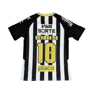 2425 Home White No 10 Neymar Jr Vintage Soccer Jersey Barclays Premier League