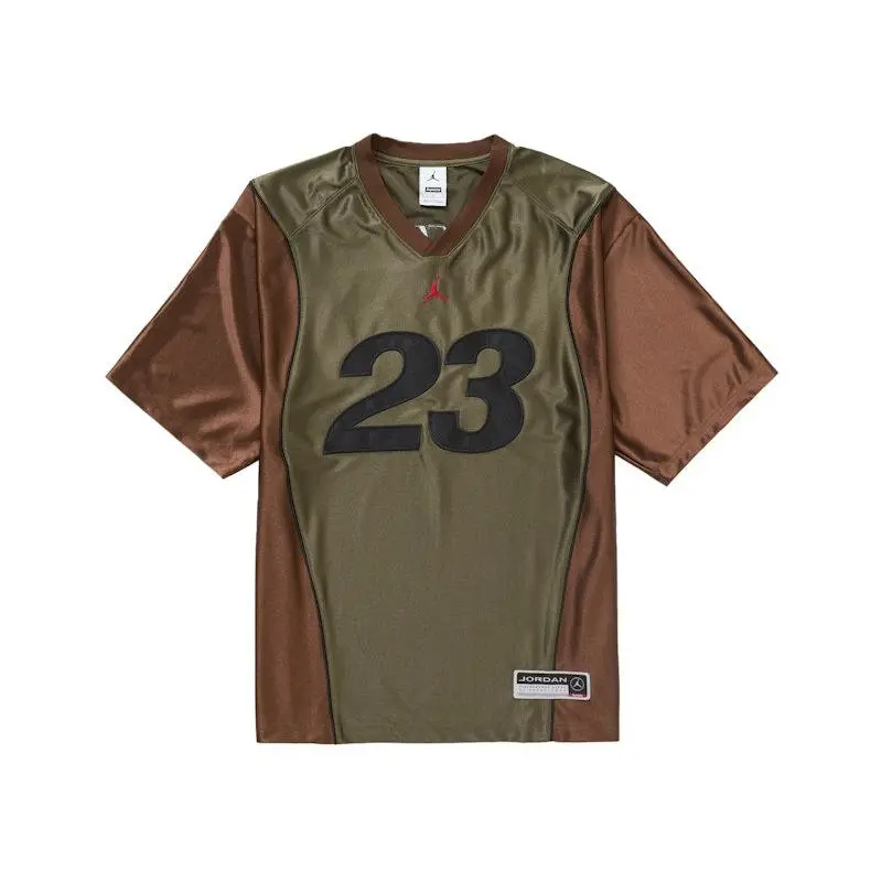 Supreme Men's Jordan Warm Up Jersey Olive, from StockX
