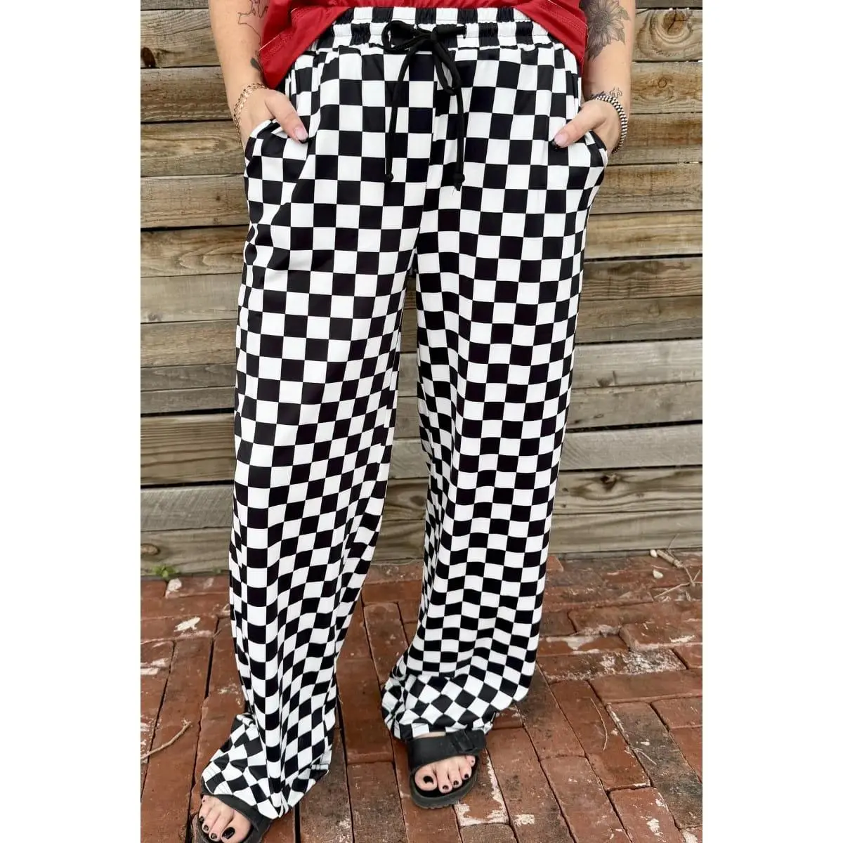 Fast Lane Checkered Pants