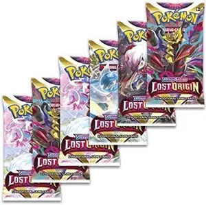 6 Pokemon Lost Origin Packs - 10 Cards Per Pack Standard Booster Box Sealed Booster Box