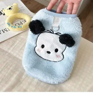 Cute Fashion Fleece Warm Pet Dog Cat Vest, Winter Wear for Teddy Bichon Pomeranian Poodle Small Dogs, Thickening Clothes
