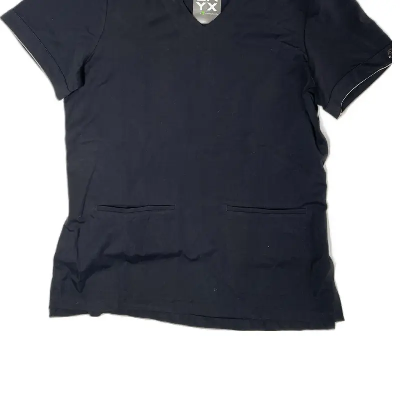Black Scrub Uniform Top Workwear