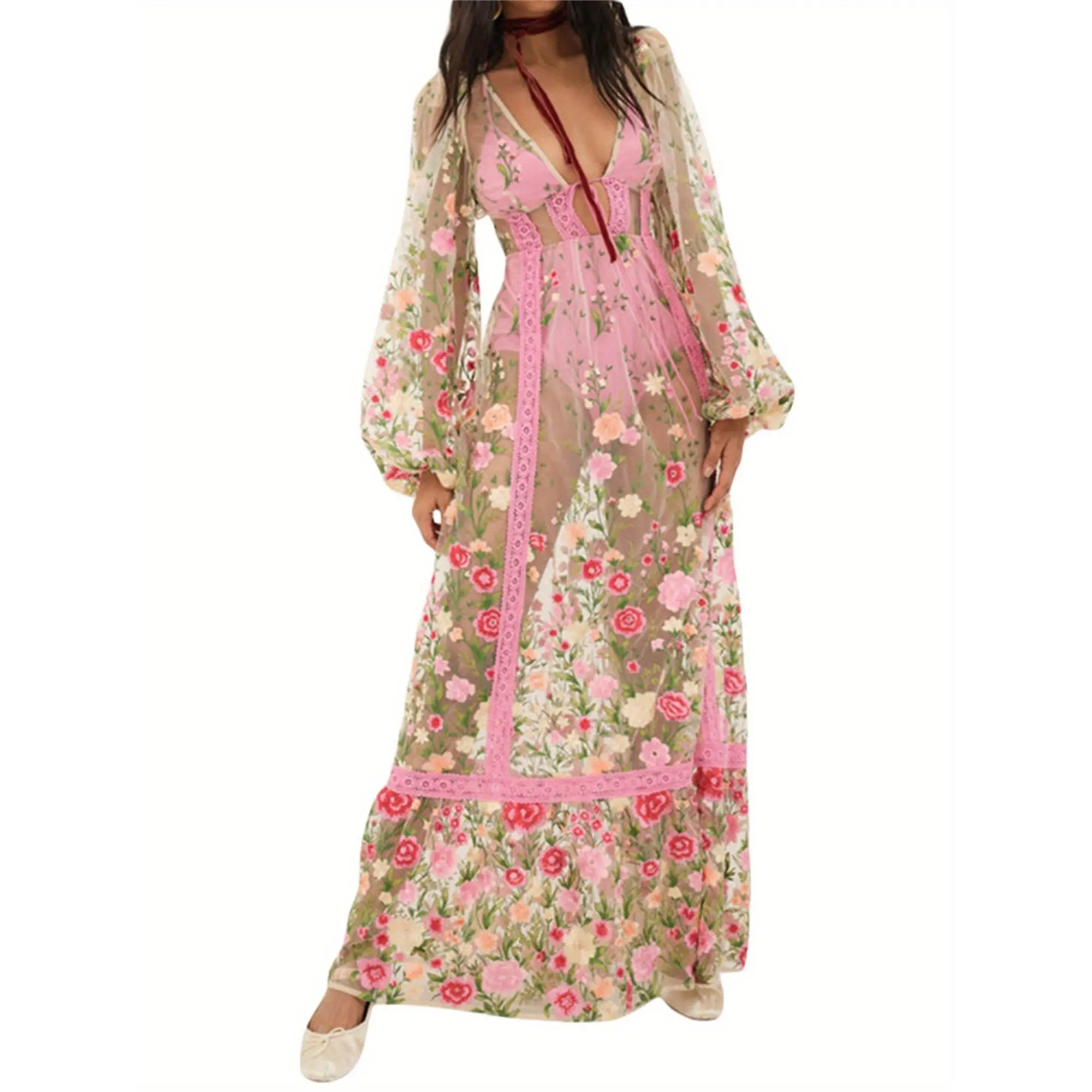 chinese dress ladies Lilo's Dress Long Beach Sarong Wrap  Ambrie