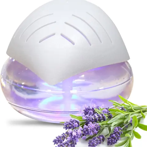 Air Purifier- Water Air Revitalizer, Air Washer, Air Freshener, Room Aromatizer, Aroma and Essential Oil Diffuser with 7 Color adjustable LED Lights- For Smoke and Pets