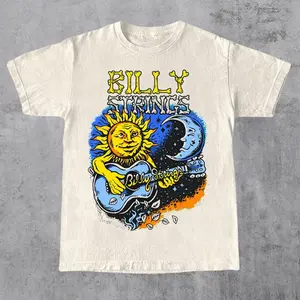 Billy Strings Shirt - Acoustic Guitar Wizard Tee, Americana Bluegrass Graphic, TikTok Fit