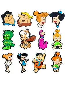 12 Pcs Cartoon Shoe Charms For Bubble Slides Clogs Sandals,PVC Shoe Decorations Accessories Buckle For Christmas Birthday Gifts
