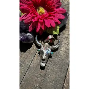 Sterling Silver Skull Pendant