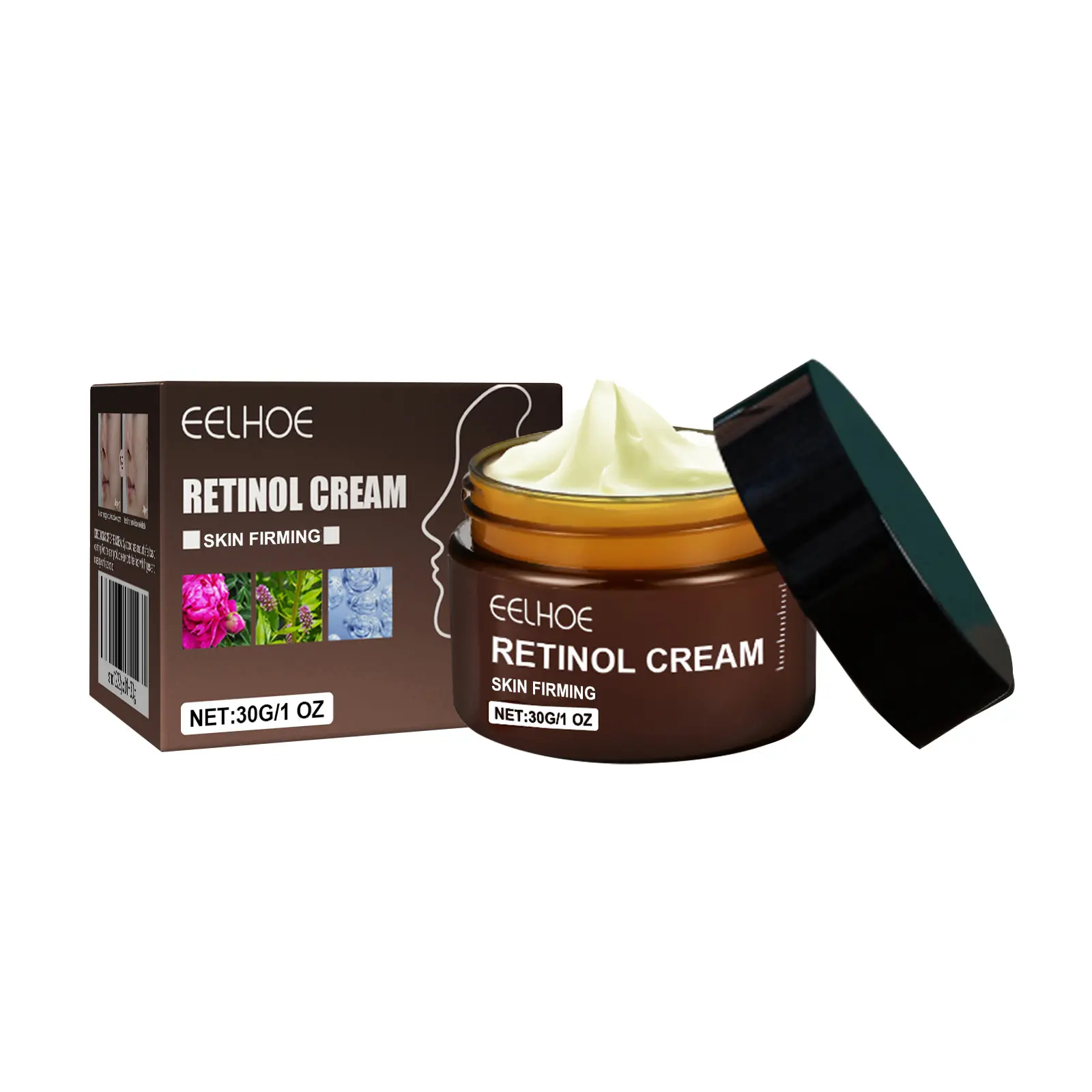 EELHOE Advanced Retinol Anti Aging Cream - Hydrating, Softening, Firming Face Moisturizer, Nourishing Daily Gel Formula, Tightening, Youth-Boosting, Summer-Ready for All Skin Types, Daily Facial Moisturizer, Deep Moisturizing Nourishing, Moisture, 30G, Ch
