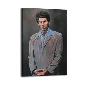 Seinfeld  Kramer| Bedroom Art | Bathroom Art | Trendy Wall Art | Funky Wall Art