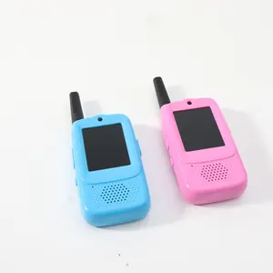 2-Pack Walkie Talkies & Blue, Long Range Two-Way Radio with LCD Screen, Ideal for Camping Hiking Gaming