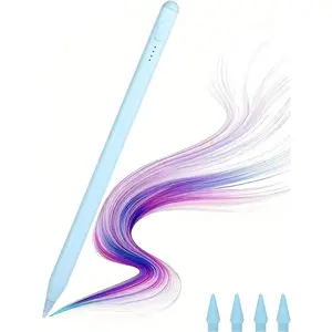 Stylus Pen for iPad, with tilt- Sensitivity and Multi-Point Anti-False- Function. 20-Minute   for 2018-2026 iPad/mini/Pro/Air (Blue)