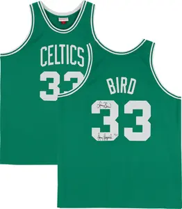 Larry Bird Boston Celtics Autographed Green Mitchell & Ness 1985-1986 Authentic Jersey with "Larry Legend" Inscription- Limited Edition of 133 - Fanatics Authentic Certified