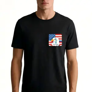 Independence Day 250 Year Celebration for Men 100% Cotton Soft Comfortable Crew Neck Short Sleeve Tshirt