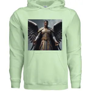 Gildan G185 Adult Heavy Blend 8 oz 50/50 Hoodie Safety Orange ANSI ISEA 107 High-visibility Standards Double-needle Stitching Fitted Long Sleeve Casual