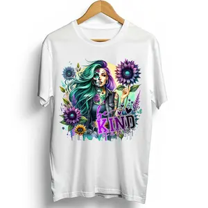 Be Kind Direct To Film Print DTF Print Ready To Press For T-Shirts DIY Material Kit Handcraft Versatile Design Express Your Style