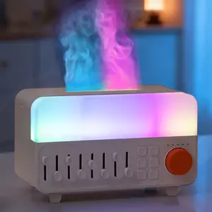 3-in-1 Multifunction White Noise Machine & Humidifier with 8 Soothing Sounds, USB Powered, Timer, Color-Changing Night Light, and Raindrop Aroma Diffuser – Bluetooth-Enabled Portable Speaker for Home, Office, Bedroom, and Travel