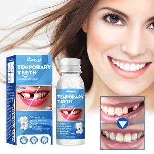 Moldable Temporary Dental Gel Kit Comfortable Fit Repair Beads for Loose Dentures