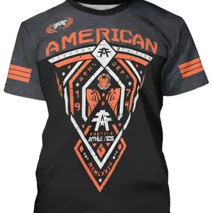 American Men's Fighter Heavyweight Cotton Short Sleeve