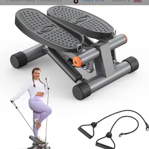 Niceday Steppers for Exercise, Space-saving Stair Stepper with Resistance Bands, Mini Stepper for Home And Office Use with 300LBS Loading Capacity, Hydraulic Fitness Stepper with LCD Monitor