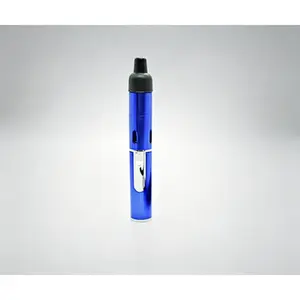 "Slim Blue Flame Pocket Lighter - Refillable, Windproof For Outdoor Survival & Everyday Use"