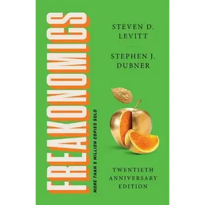 Freakonomics Twentieth Anniversary Edition: A Rogue Economist Explores the Hidden Side of Everything - English Paperback, 0.73 x 9.03 x 4.08 in, Beautiful Cover Design for Economists