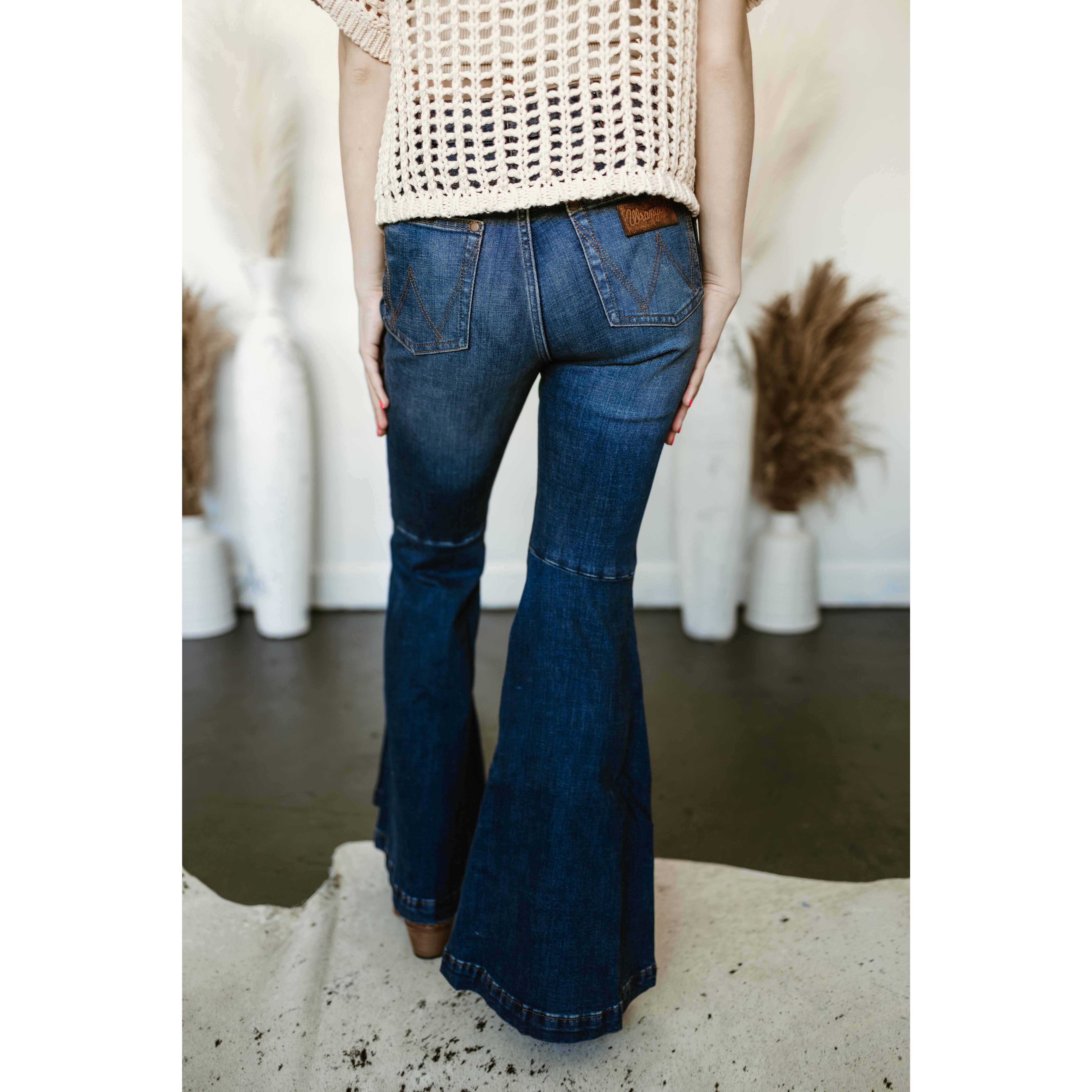 Women's Wrangler Retro High Rise Trumpet Flare Paige Jeans