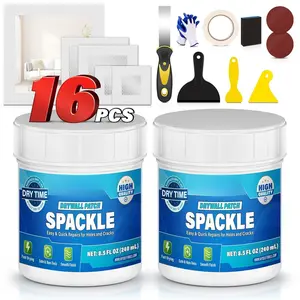16- Drywall Repair Kit, Spackle Wall Repair, Drywall Patch Kit, Wall Patch Repair Kit, Quick & Easy Solution for Wall Hole Repair and Drywall Hole Filler