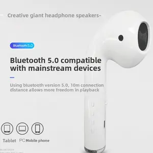 Super large giant earphone speaker, large earphone second generation tws macaron earphone bluetooth speaker
