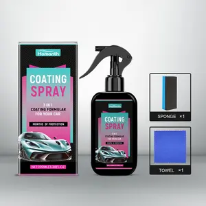 Homonth Car Coating Spray-Advanced Automobile Quick-acting Coating Agent With Dust -Proof and Glazing Effects -Long Lasting Car Paint Waxing Solution For a Showroom Shine d ly essentia maintenance