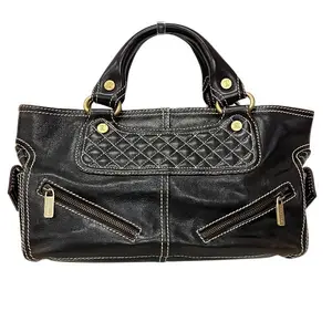 Pre-owned Celine Calfskin Shoulder Bags Leather Handbag