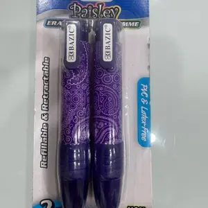 BAZIC Paisley Retractable Stick Erasers (2/Pack