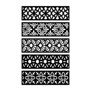 Pillars Customs Metal Fence Topper, Decorative Garden Fence Accent, Made in USA