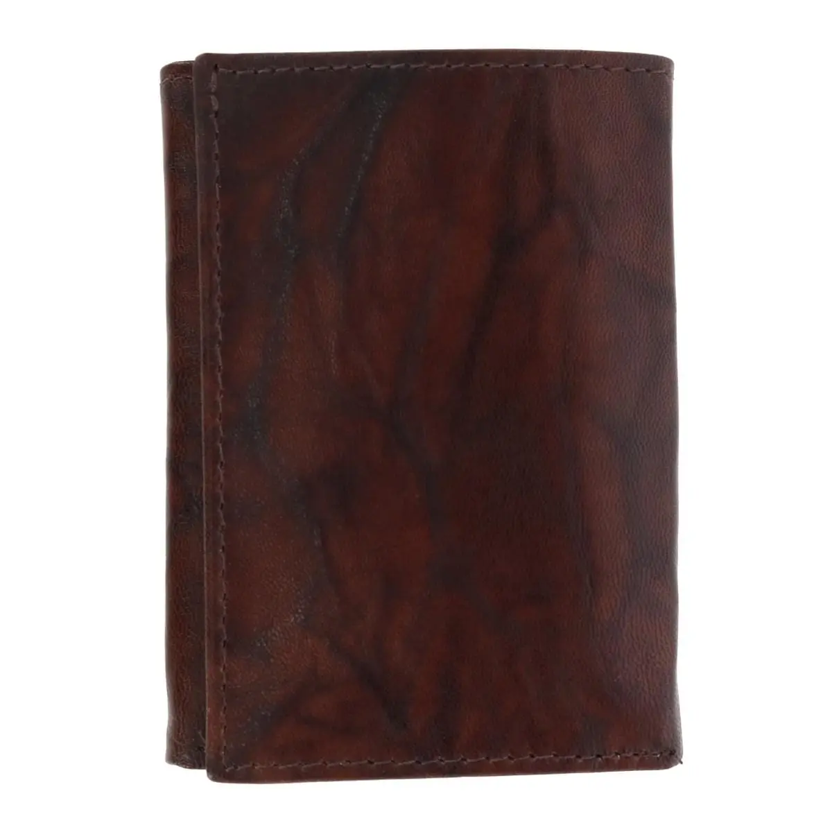 Buxton Men's Dakota Real Leather Trifold Wallet with RFID Blocking, Center ID Slot, 6 Card Slots & Full-Length Bill Compartment, Rfid Blocking Wallets