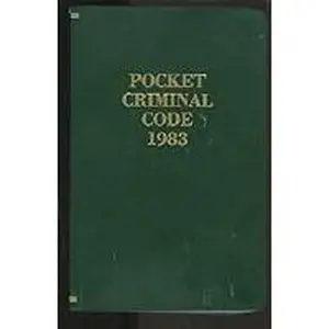 USED-Pocket Criminal Code and Miscellaneous Statutes (As Amended to January 1, 1983) the Companion Volume to the Police Officers Manual by Carswell (Mass Market Paperback)