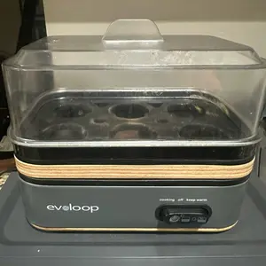 Evolope Egg Steamer - Fast & Easy Cooking Off Keep Warm - No Boiling Required - Perfect for Easy Peeling