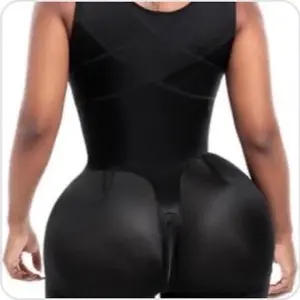 Snatched Body Post Surgery Tummy Control Shapewear Bodysuit | Stage 2 Faja Short Leg | Fajas Colombianas for Post-Op BBL
