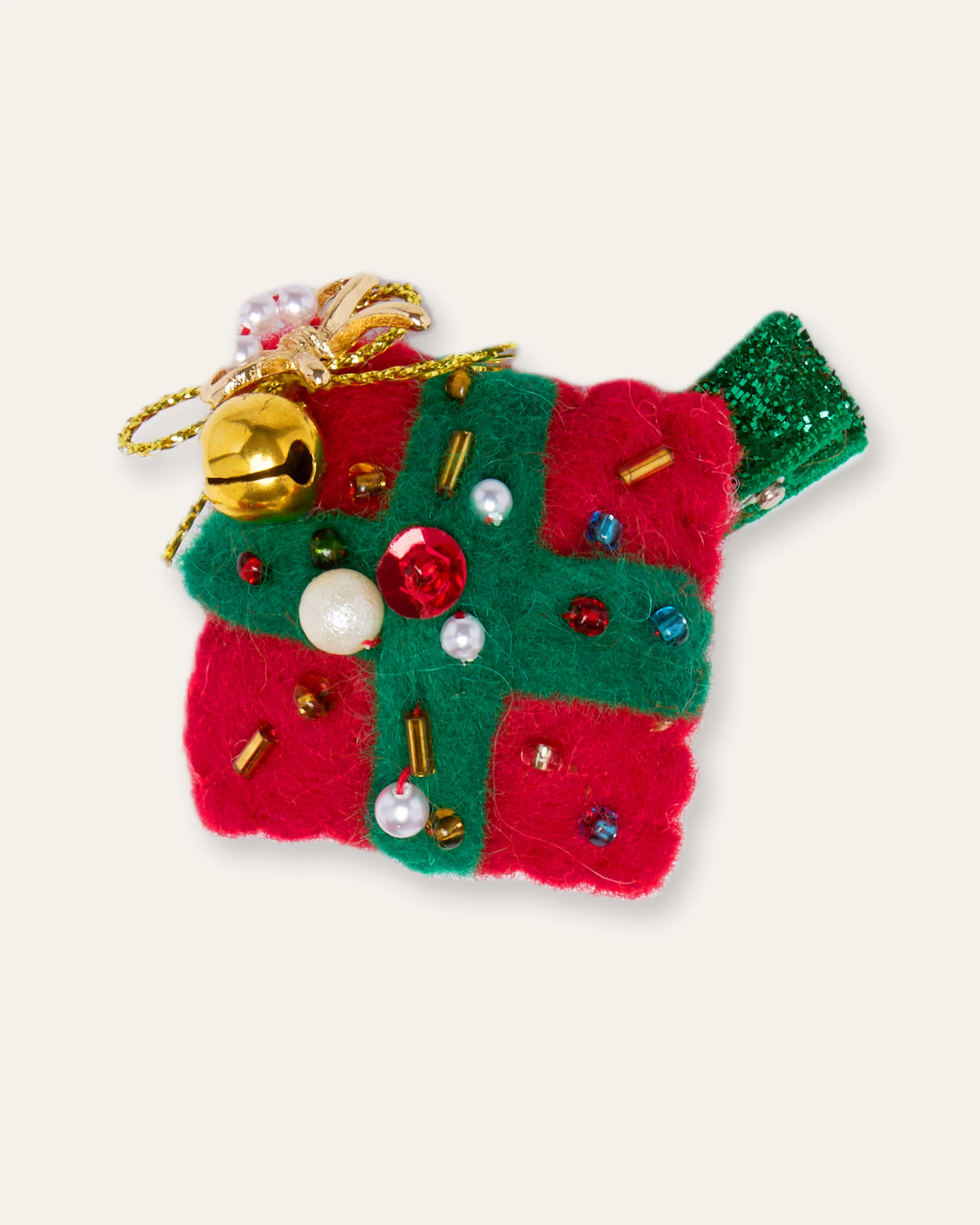 Festive Wonderland - Golden Bell Present Clip
