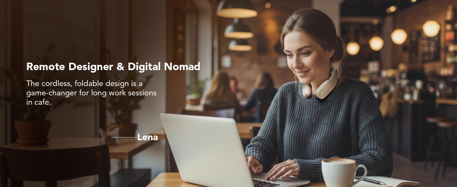 SKG Foldable Neck Massager for Pain Relief Deep Tissue Vibration Cordless Travel Massager,Portable 3D Neck Massager for Office Home Car Travel Gold Titanium Neck Massager 3.0 Valentine Gifts