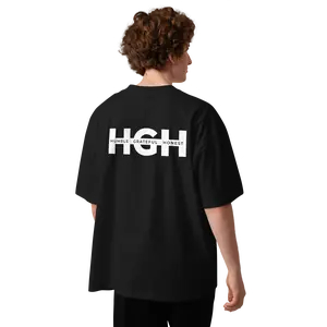 H.G.H. - Unisex organic oversized high neck t-shirt