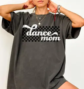 Comfort Colors Dance Mom Shirt, Retro Dance Mom Tee, Dance Family Shirt, Dance Team Shirt, Retro Dance Mama Shirt