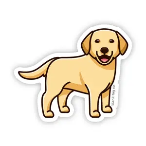 Blank Tag Co.® Labrador Retriever Waterproof Sticker