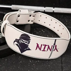 1pc Fitness Belt, Men'S Squat, Professional Sports Belt, Women'S Buckle, Abdominal Muscles, Weightlifting Exercise, Hard Pull Equipment, Printed Japanese Style Ninja