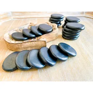 Shungite Flat Palm Stone