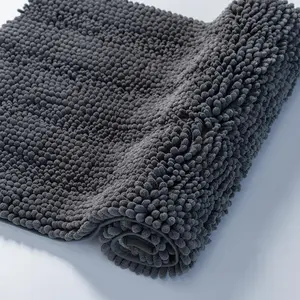 Kasentex Durable Non-Slip Bathroom Rug Rug, Soft Absorbent Rugs for Bedroom - Bathroom, Kitchen, Shower Sink -  Solid Color, Room Decor, Graduation Gifts, Fathers Day Gift, Mother Gift