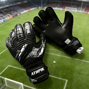 Goalie Goalkeeper Gloves with Pro Fingersaves, Strong Grip for The Toughest Saves, Protection to Prevent Injuries, Fit Match Training, Adult, Youth