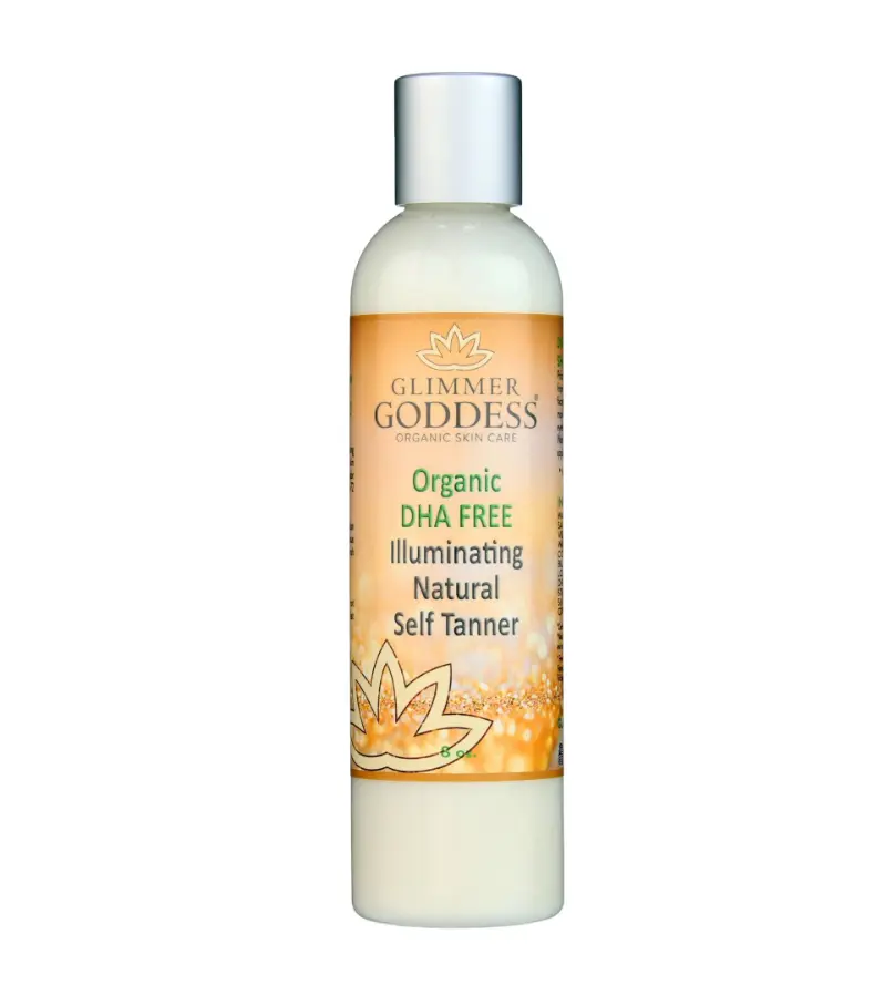 ORGANIC DHA Free Self Tanner for Sun-Skinned Glow - 100% Natural Ingredients, Suitable for All Skin Types