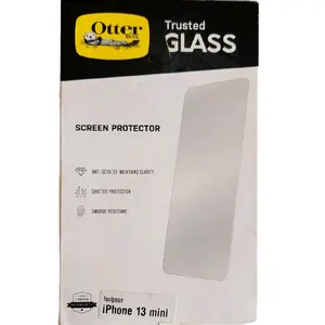 OtterBox Trusted Glass Screen Protector for iPhone 13 Mini - Anti-Scatter, Durable Protection, Smudge Resistant, Compatible with Screen Glass